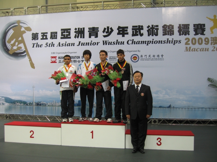 제5회 아시아청소년 선수권대회 금메달 입상 산타선수