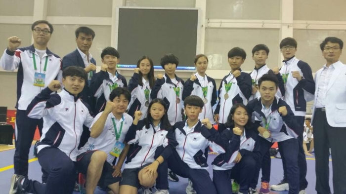 청소년우슈대표팀, 아시아선수권 금3·은5·동2개 획득